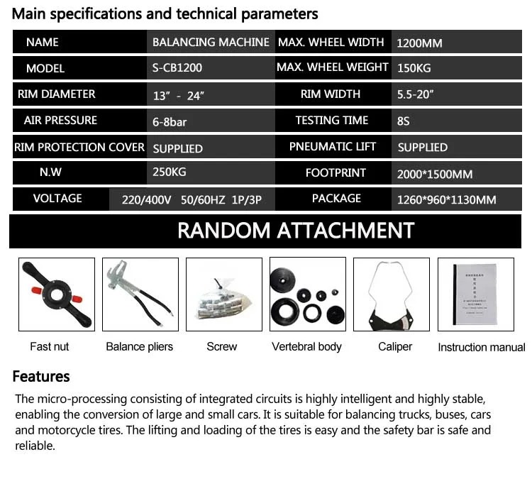 Wheel Balancer CB1200 - Image 3